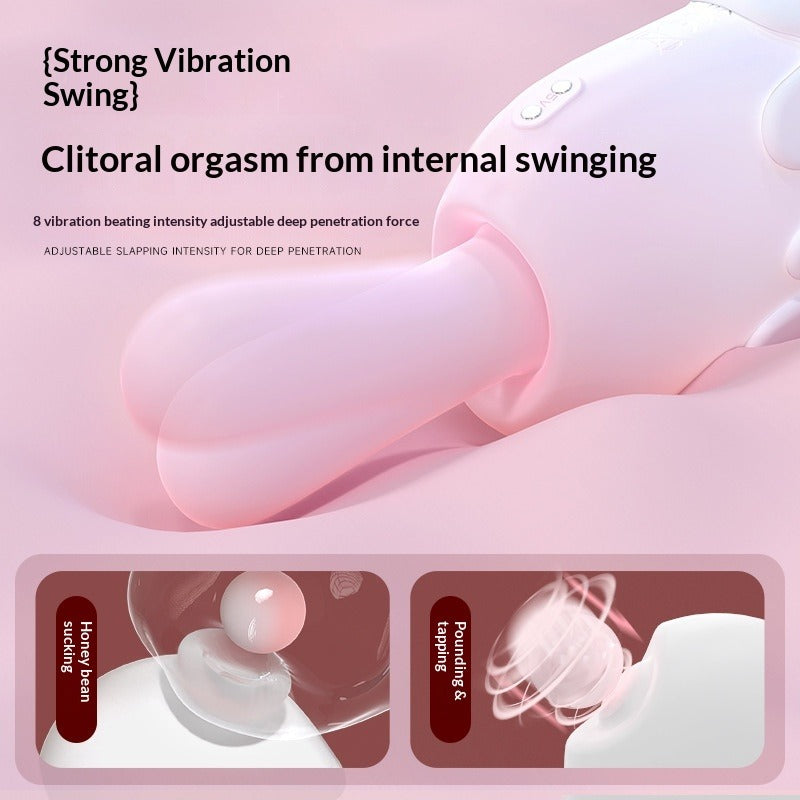 Ice cream vibrator female masturbator secret vibration suction pat multi-functional smooth vibrator into the body