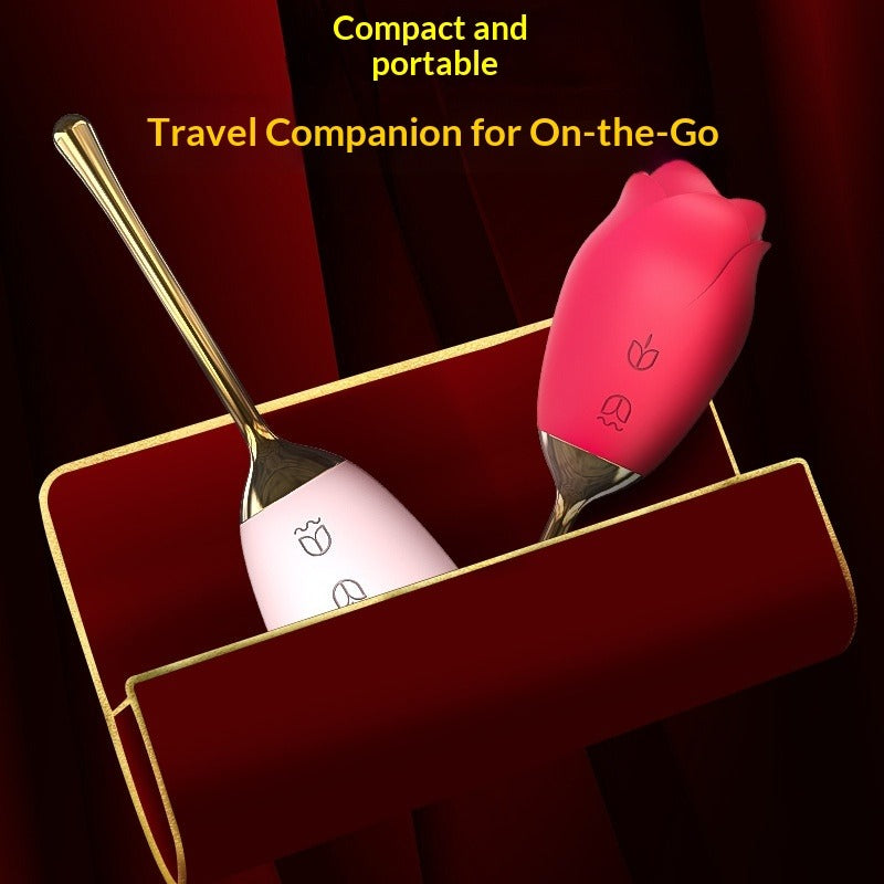 Gift-giving Rose Tongue Licking Vibrator Sex Toys Feminine Products Pleasant Adult Sex Products Feminine Utensils