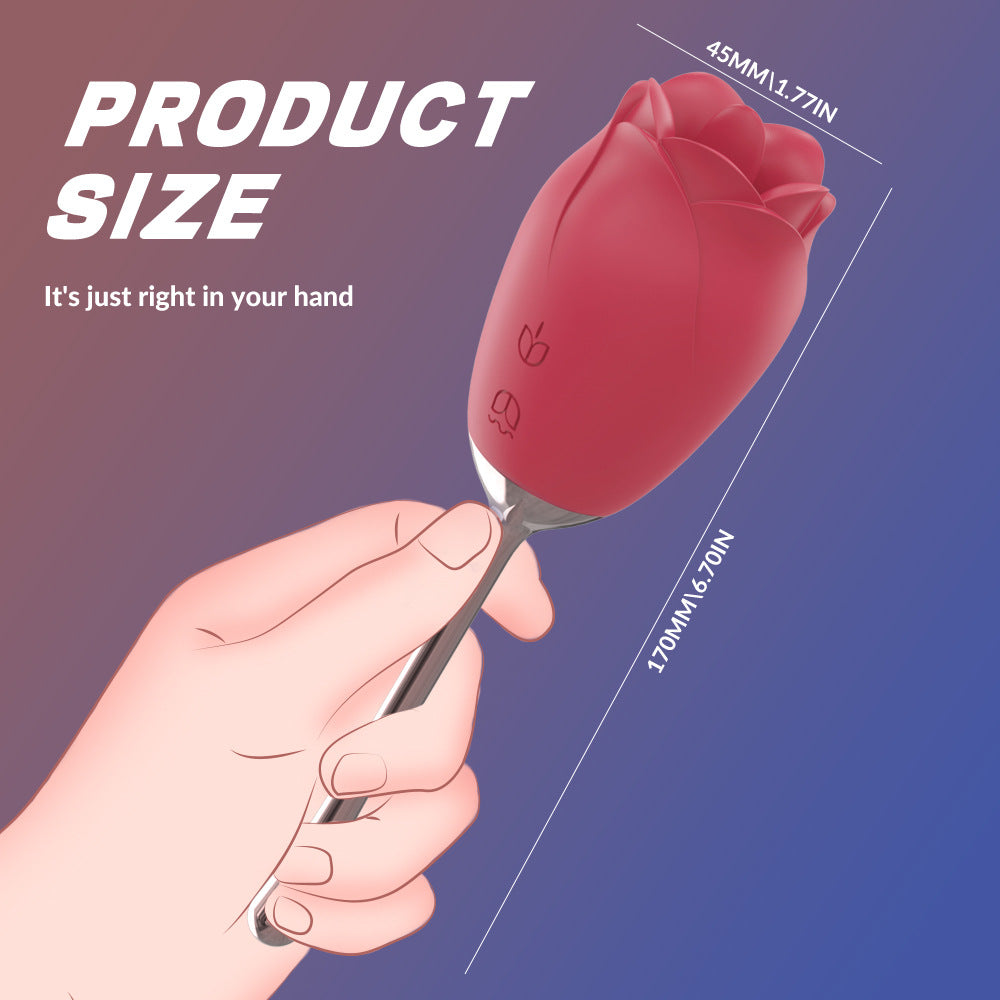 Gift-giving Rose Tongue Licking Vibrator Sex Toys Feminine Products Pleasant Adult Sex Products Feminine Utensils