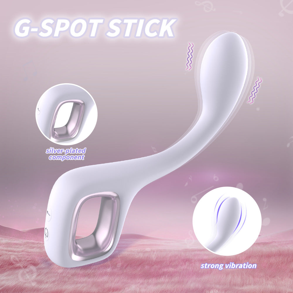 Hard rod body sensitive G-spot rod vibration promotion, female body entry, high frequency strong shock, masturbator, sex products, vibrating rod, silent magnetic attraction