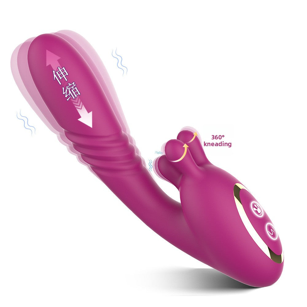 Rub the vibrating rod into the body, stretch and stimulate the female sex toy and adult sex toy, tease the nipples, use foreplay accessories, and apply high-frequency vibration to the clitoris.