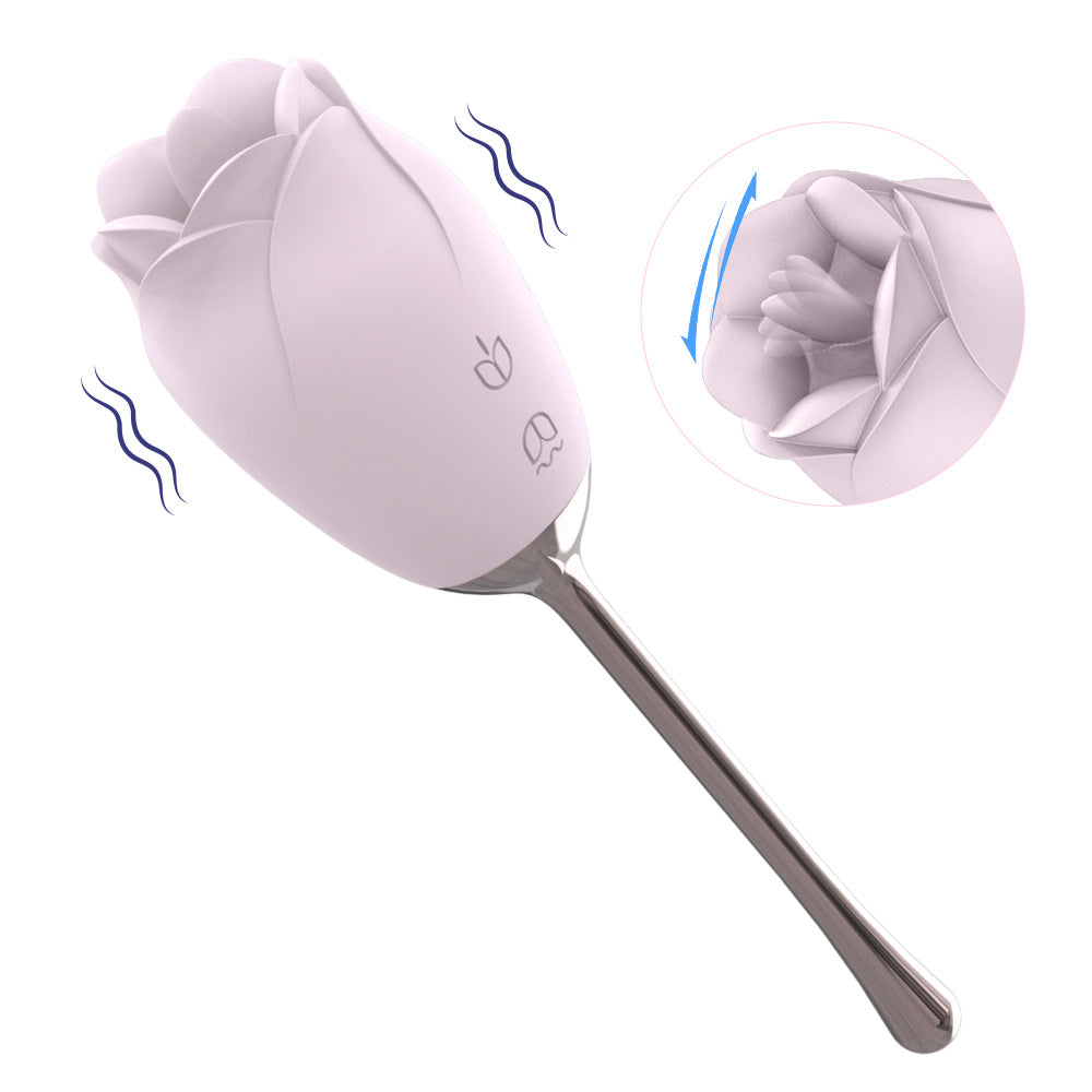 Gift-giving Rose Tongue Licking Vibrator Sex Toys Feminine Products Pleasant Adult Sex Products Feminine Utensils