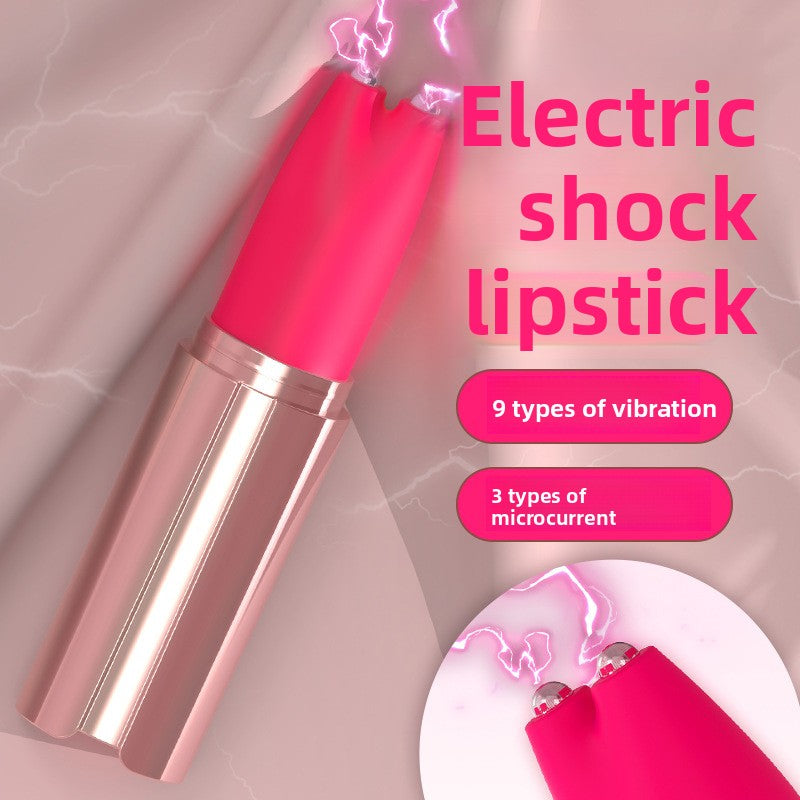 Lip Vibrator G-spot Secret Mini Self-Pleaser Dual Wave Electric Stimulation for Female Sexual Pleasure
