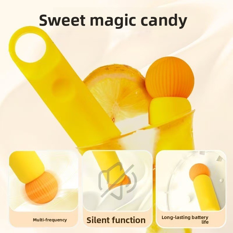 Multi-frequency tide stick female stimulation clitoral mute pen silicone vibrator G-point orgasm stick squirting toy