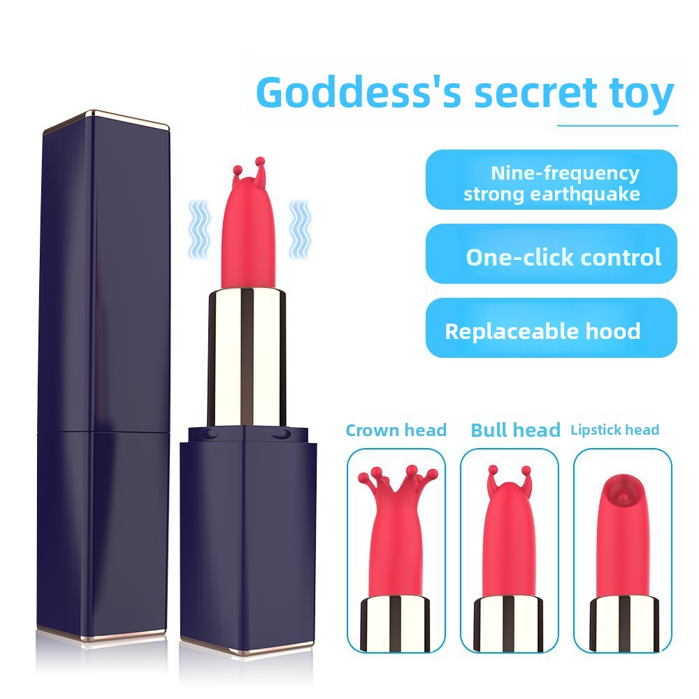 Lip Vibrator G-spot Secret Mini Self-Pleaser Dual Wave Electric Stimulation for Female Sexual Pleasure