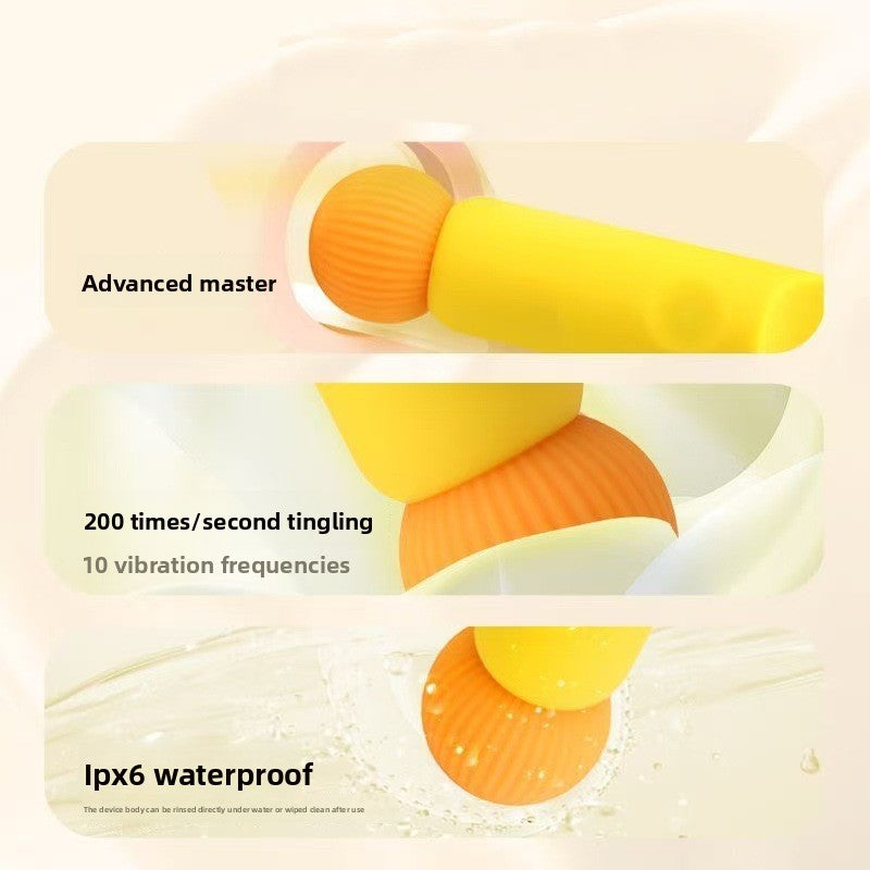 Multi-frequency tide stick female stimulation clitoral mute pen silicone vibrator G-point orgasm stick squirting toy