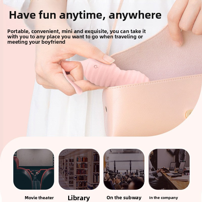 Body-strengthening strong earthquake jumping egg sex toy contraction and tightening female self-stimulation device vaginal dumbbell