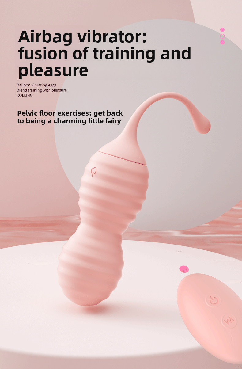 Body-strengthening strong earthquake jumping egg sex toy contraction and tightening female self-stimulation device vaginal dumbbell