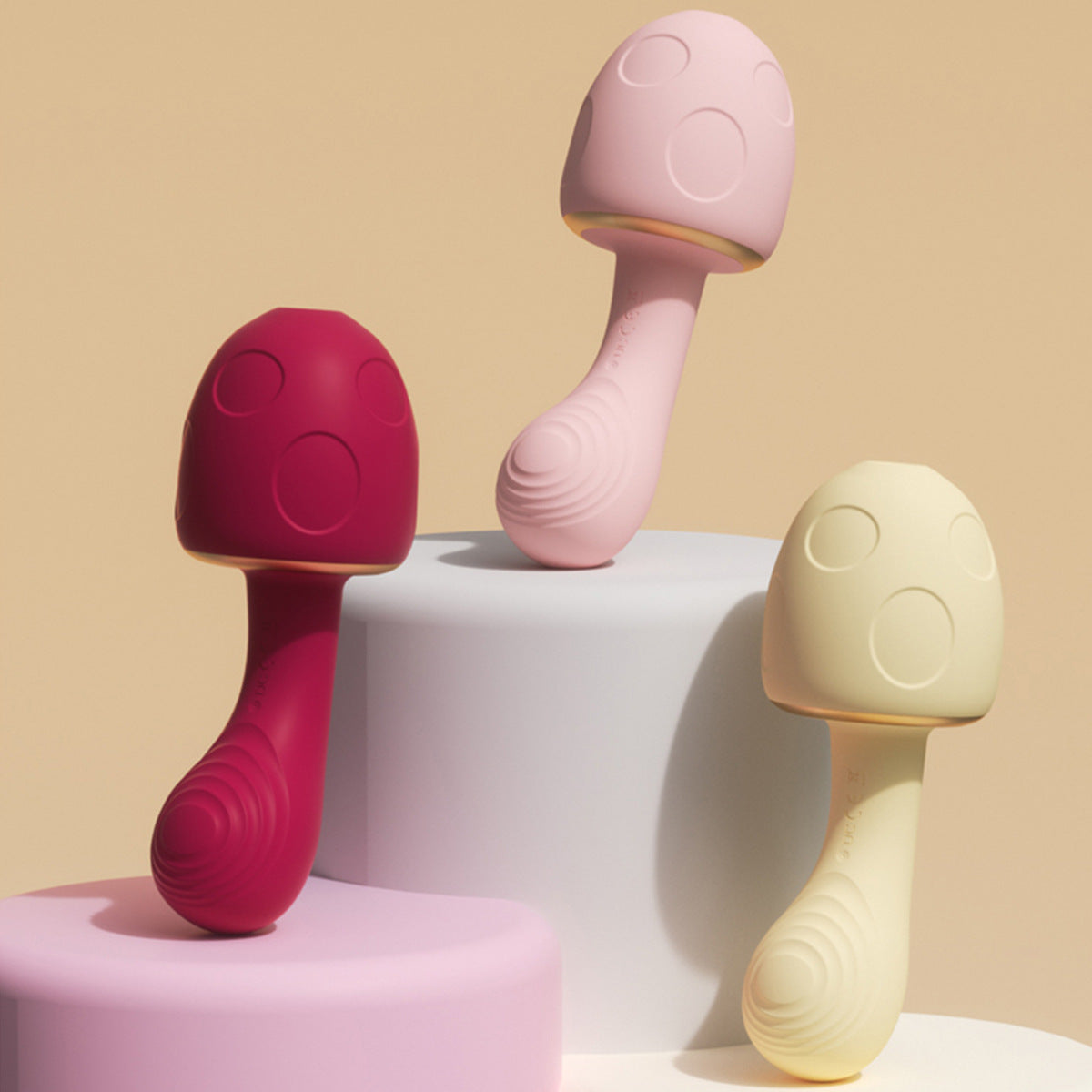 Doudou mushroom sucks jumping eggs, heated breast pump G-point wrap sucks honey beans to stimulate the clitoris, trendy massager, sex products, multi-frequency strong shock pinch leg masturbator