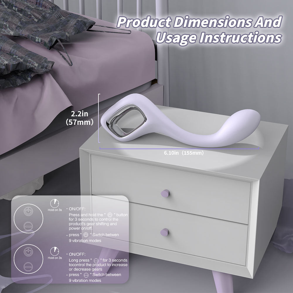 Hard rod body sensitive G-spot rod vibration promotion, female body entry, high frequency strong shock, masturbator, sex products, vibrating rod, silent magnetic attraction