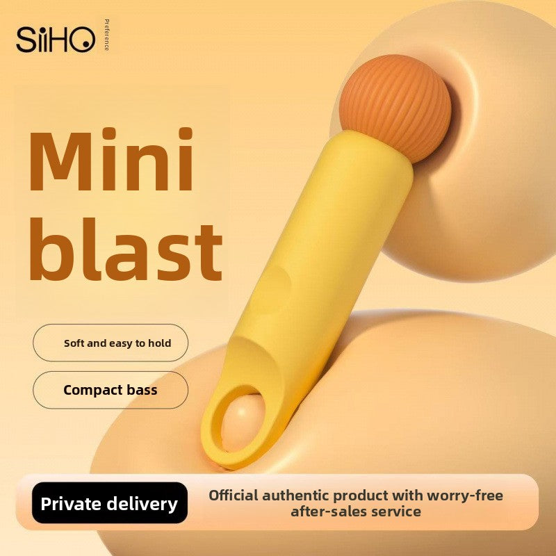 Multi-frequency tide stick female stimulation clitoral mute pen silicone vibrator G-point orgasm stick squirting toy