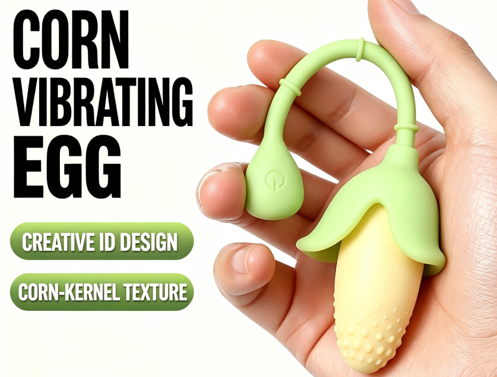 Fun corn jumping eggs into the body to adjust telescopic adults high frequency vibration tremor jumping eggs